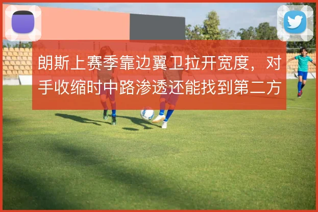 朗斯上赛季靠边翼卫拉开宽度，对手收缩时中路渗透还能找到第二方案吗